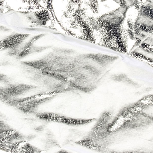 Overhead Fabric | 8x8' | Silver Lame