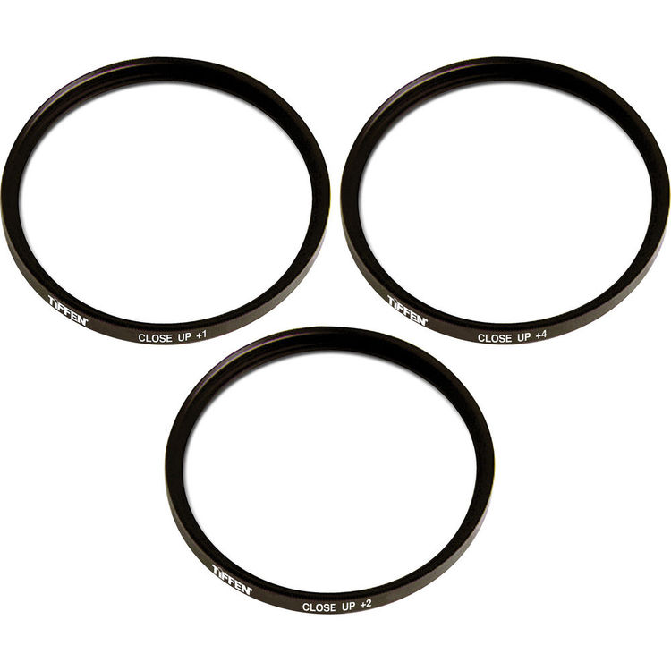 Tiffen Filter | 62mm | Close Up Filter Set  | +1, +2, +4
