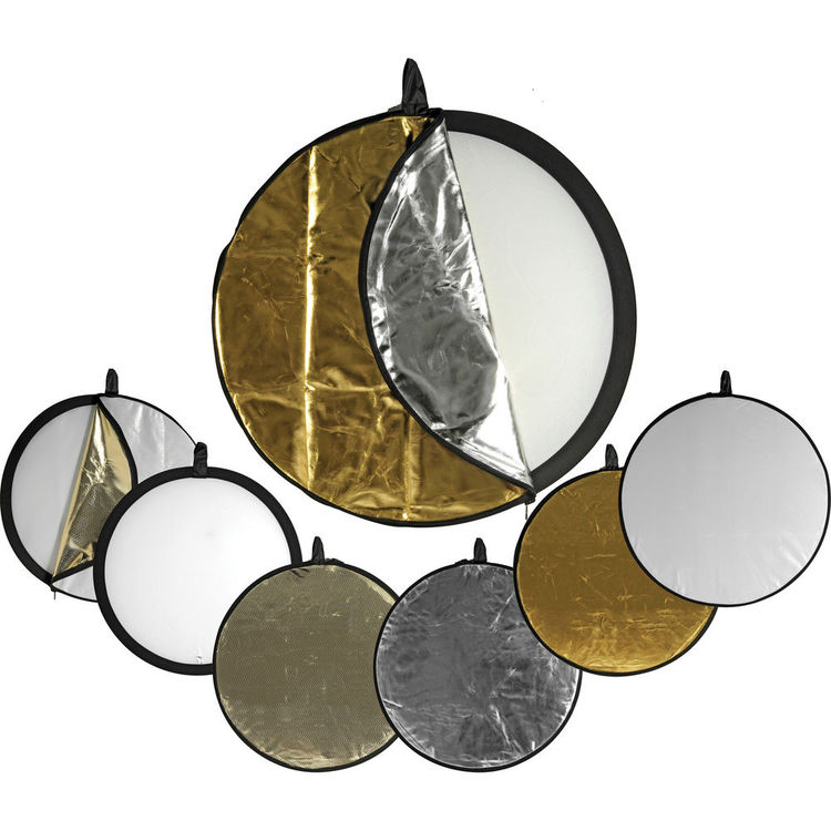 Collapsible Circular Reflector Disc | 22" | 5 IN 1 MULTI