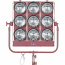 Mole-Richardson | 9 Light Molefay | Tungsten | 5850W