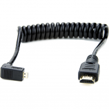 HDMI | Standard to Right Angle Micro | Coiled | 12"-18"